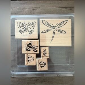 Stampin’ Up! Bunch of Bugs Set of 6 Stamps Retired